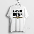 Original Vanderbilt Commodores Football Anchor Down Logo