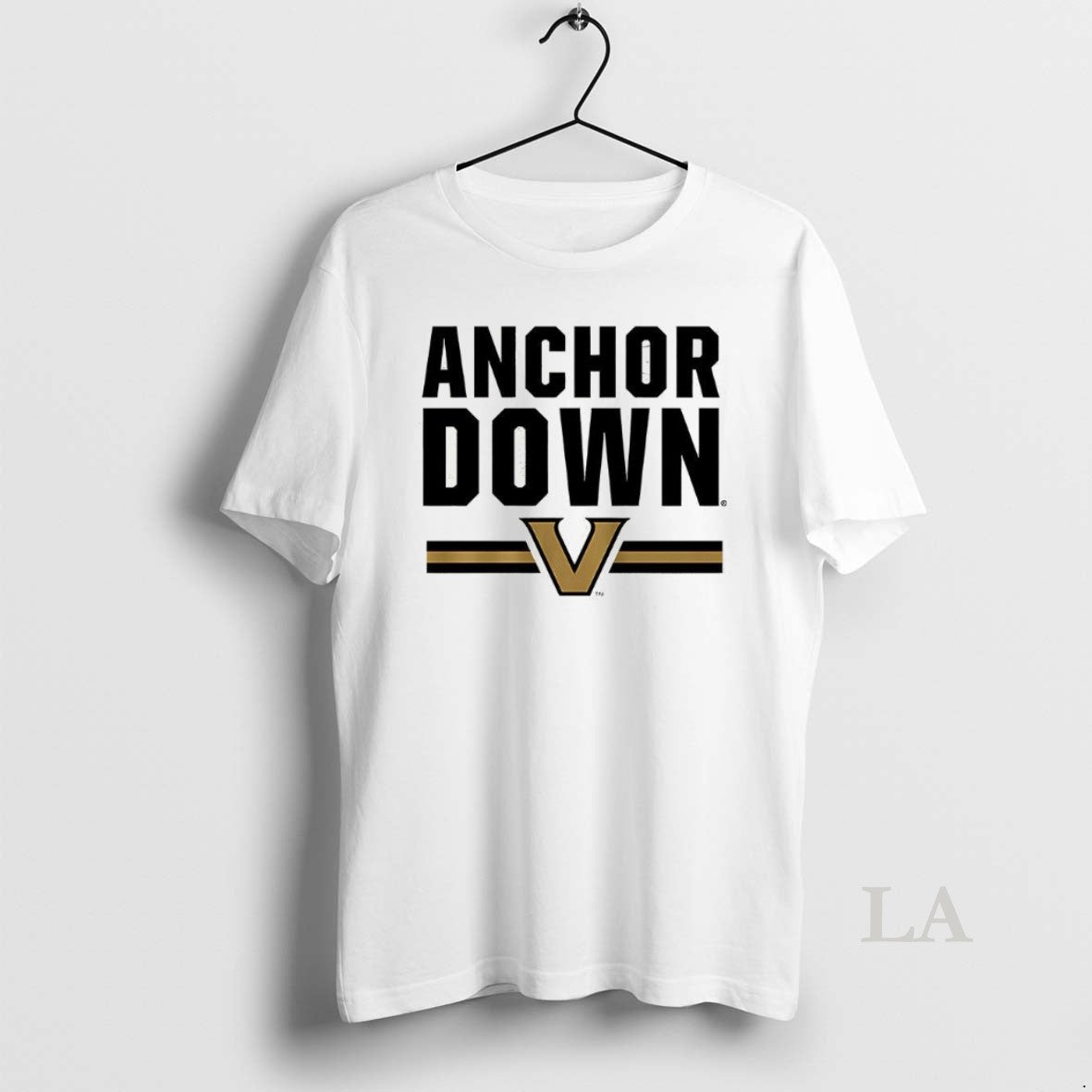 Original Vanderbilt Commodores Football Anchor Down Logo