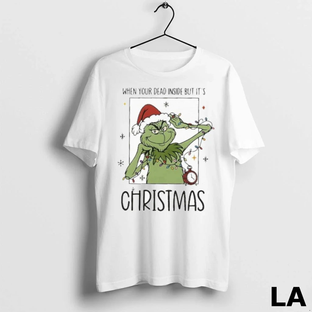 Original When Your Dead Inside But Its Christmas The Grinch