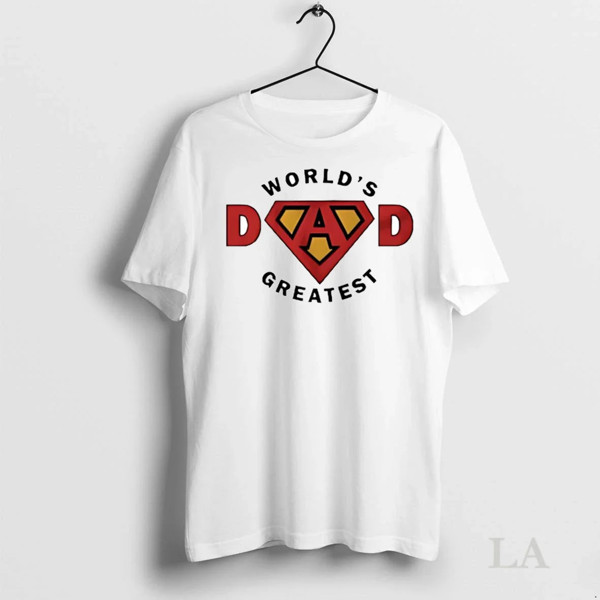 Original Worlds Dad Greatest Superman Logo