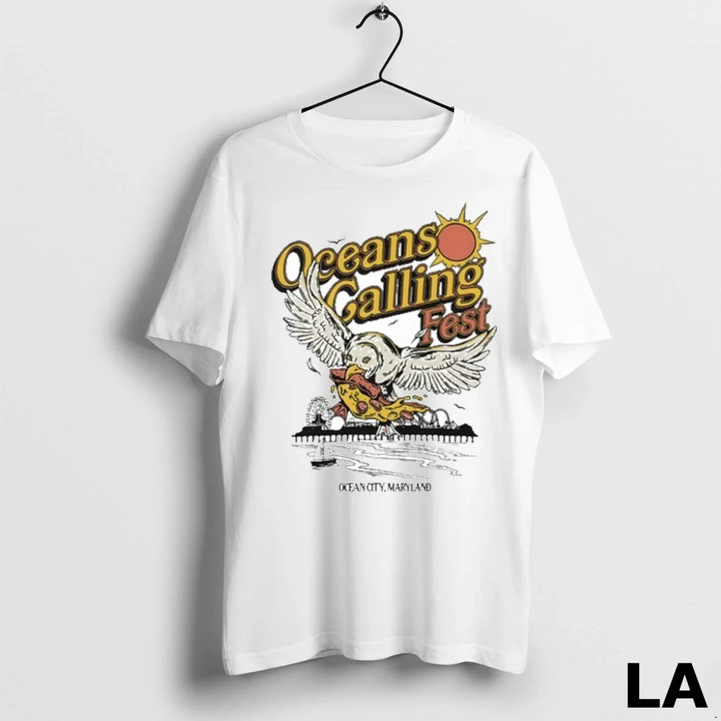 Original Oceans Calling Festival Ocean City Maryland Seagull Pizza Bird