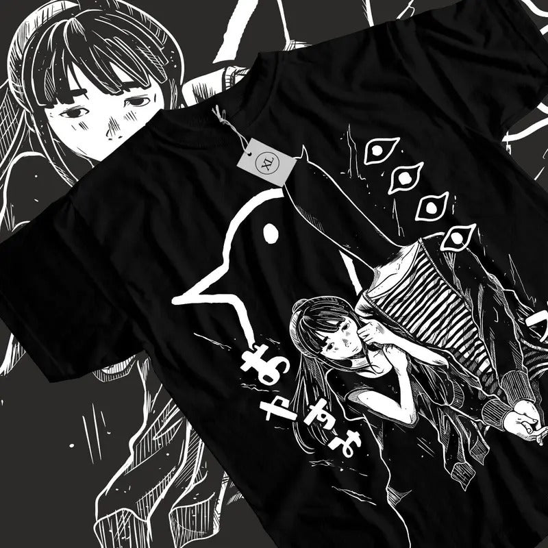 Oyasumi Goodnight Punpun S 4XL Aiko Tanaka Anime Shirt Manga Shirt S 4XL T-Shirts