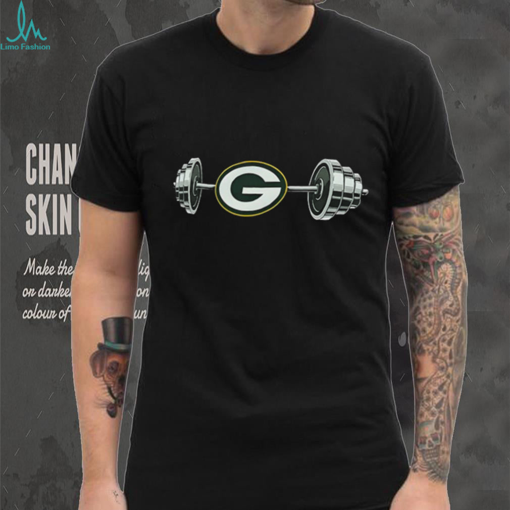 Packers Barbell Green Bay Football Weightlifting Spirit Of True Champions Shirt