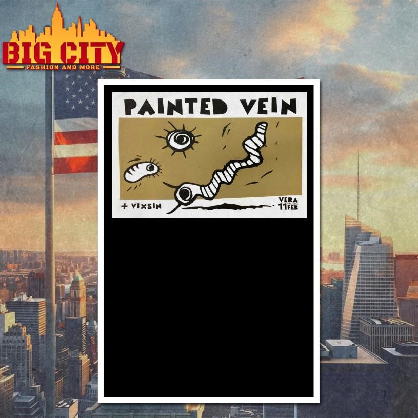 Painted Vein Groningen Netherlands 2-11-2026 Poster Shirt