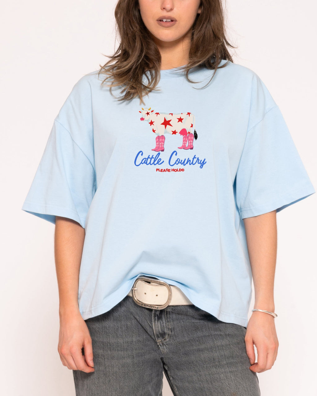Cattle Country Boxy Crop Tee