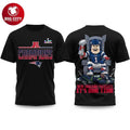 Patriots It’s Our Time Champions 2026 Two Sided Shirt