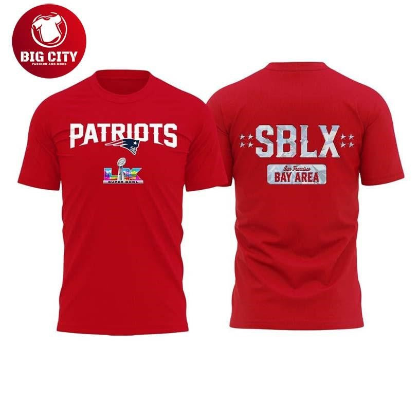 Patriots SBLX Bay Area Champions Two Sided Shirt