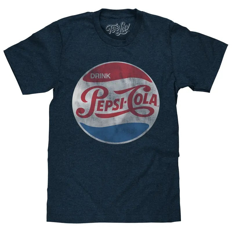 Pepsi Retro Logo Navy T-Shirts