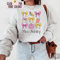 Personalized Coquette Teacher Back School Shirt Custom Teacher Shirt Bows Teacher Appreciation First Day School 96GX8 T-Shirts
