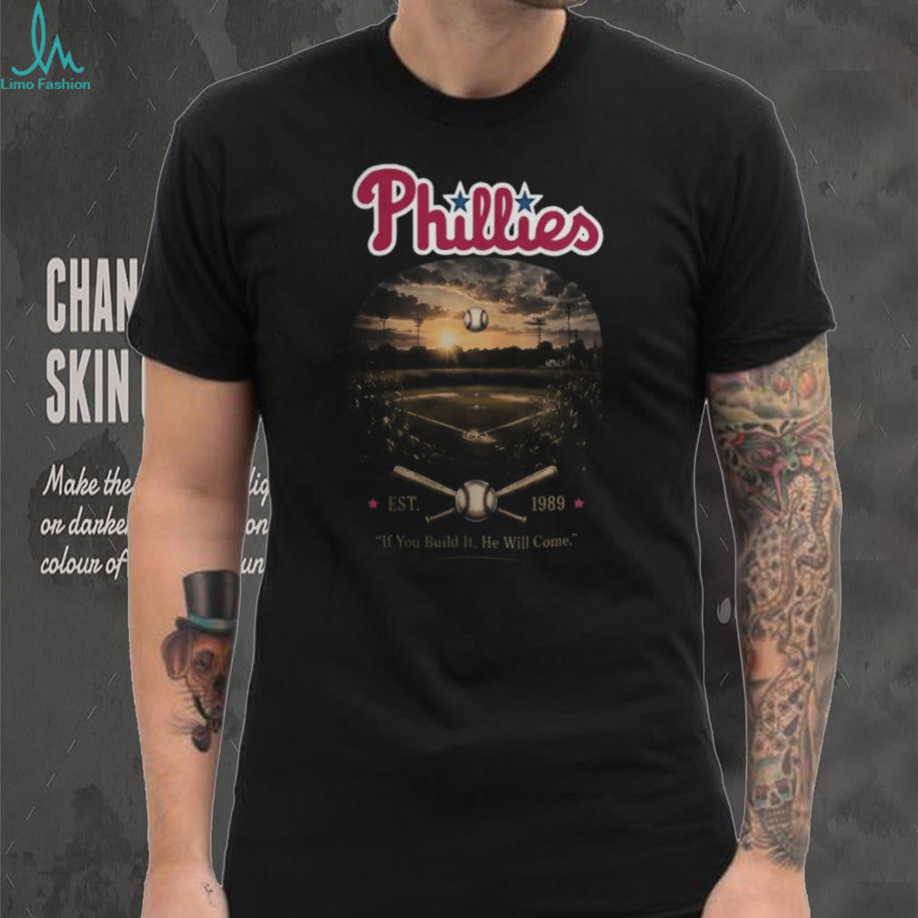 Philadelphia Phillies Field Of Dreams Baseball Sunset Shirt