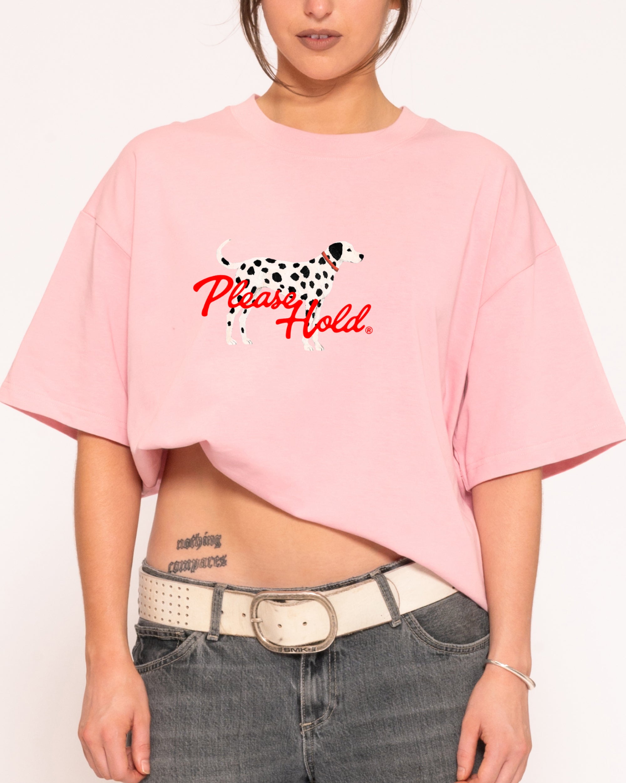 Dalmatian Boxy Crop Tee