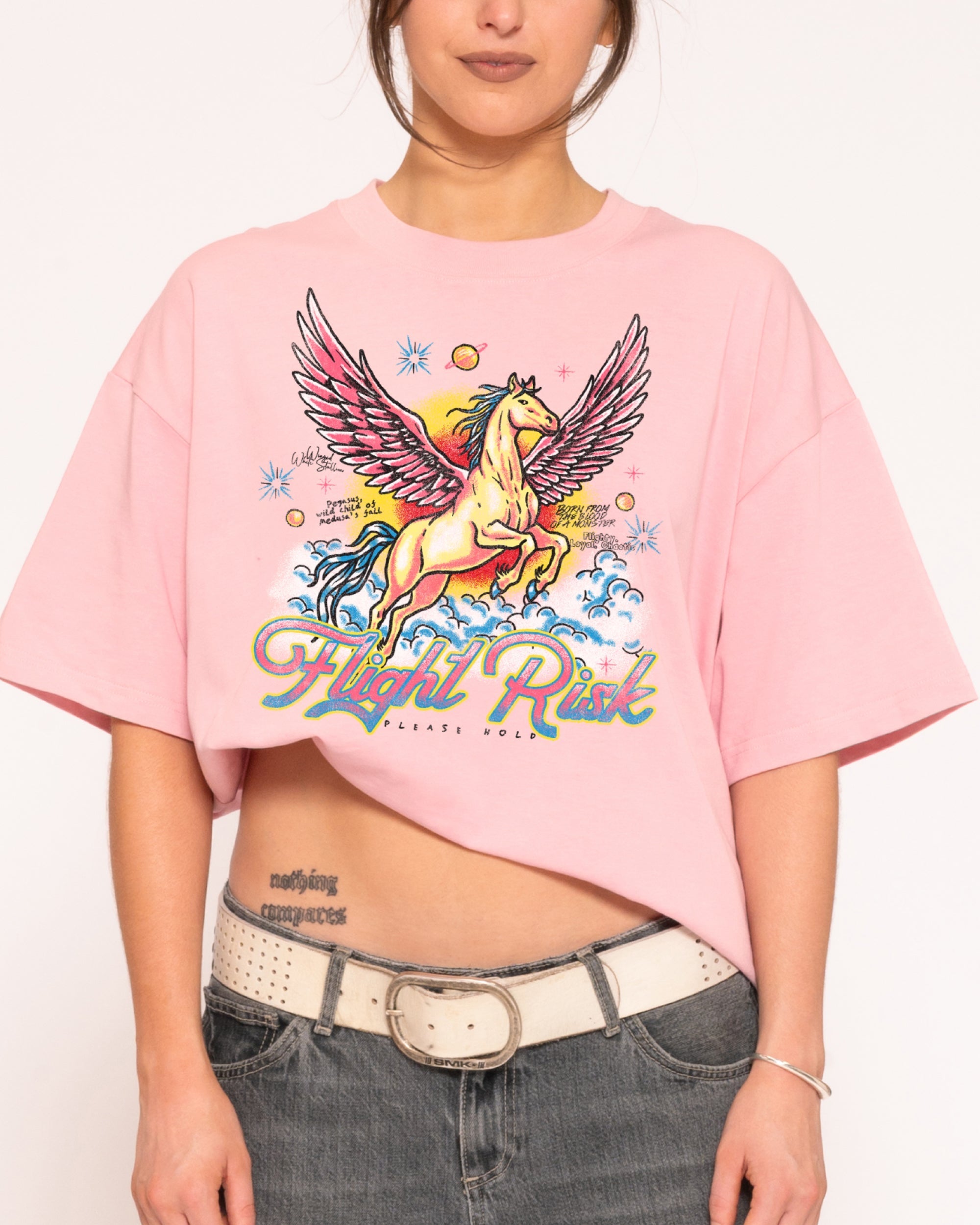Flight Risk Boxy Crop Tee