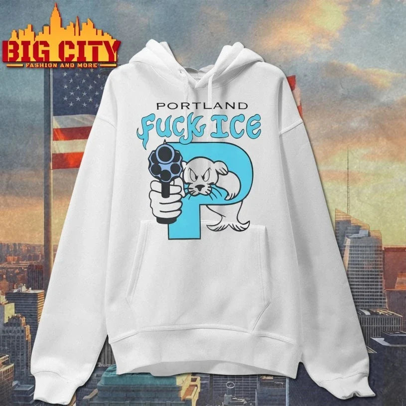 Portland Fuck ICE t-shirt
