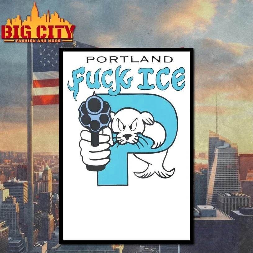 Portland Fuck ICE t-shirt