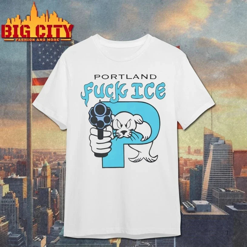 Portland Fuck ICE t-shirt