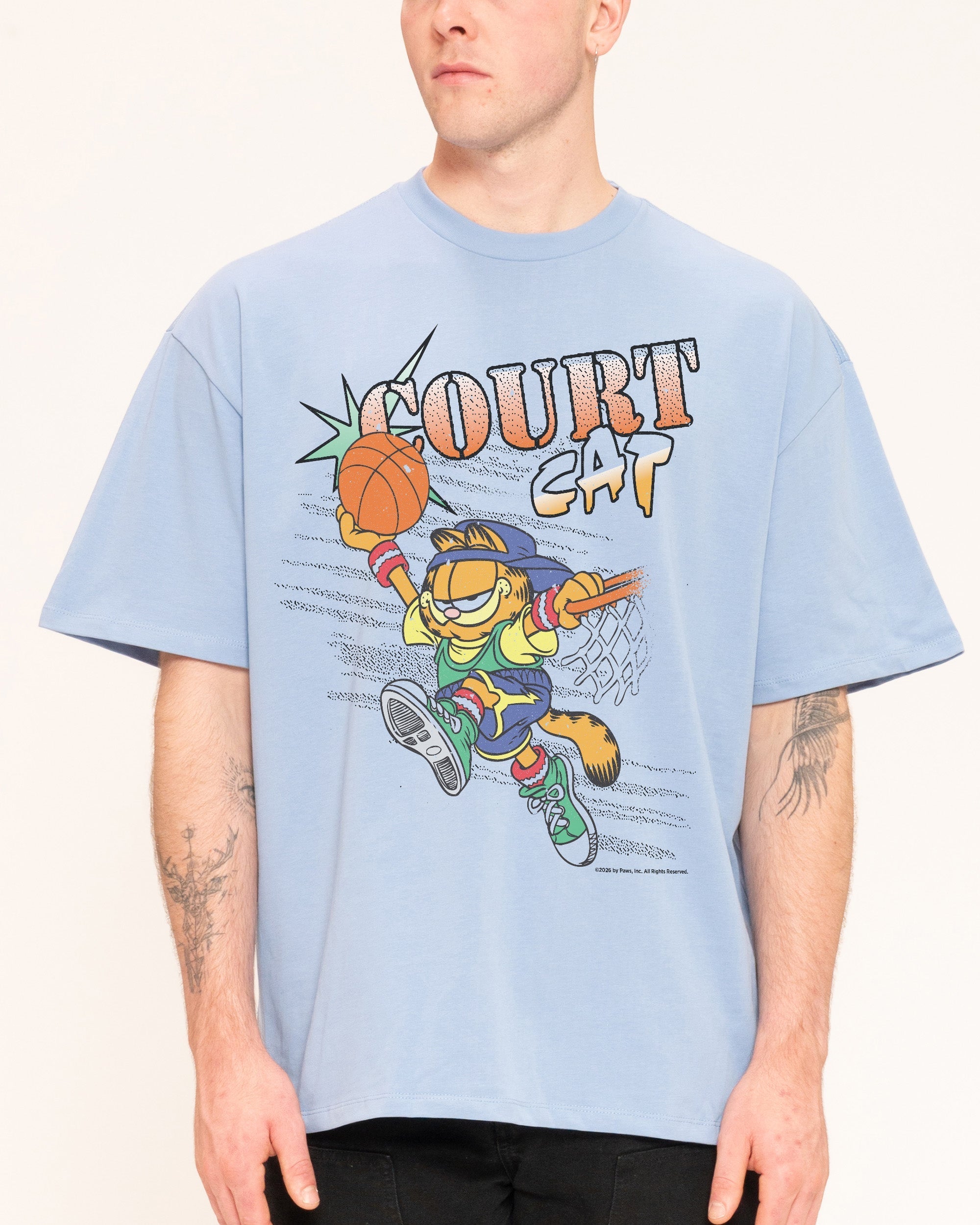 Court Cat Oversized Tee
