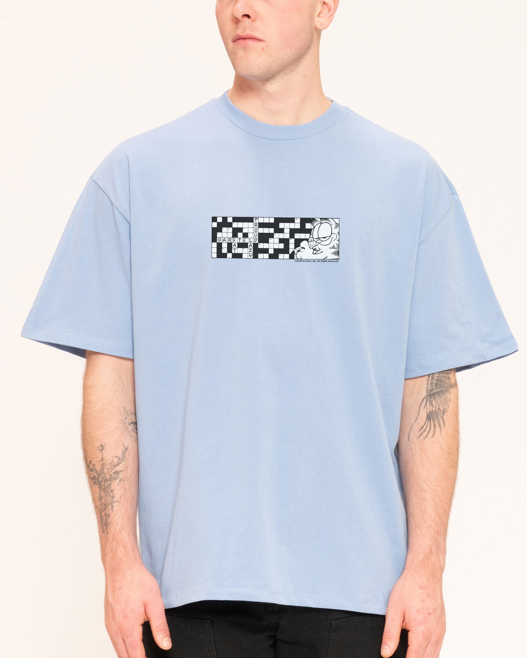 Cross Cat Oversized Tee