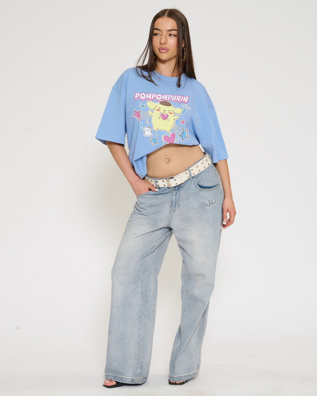 Pompompurin Hearts Oversized Tee