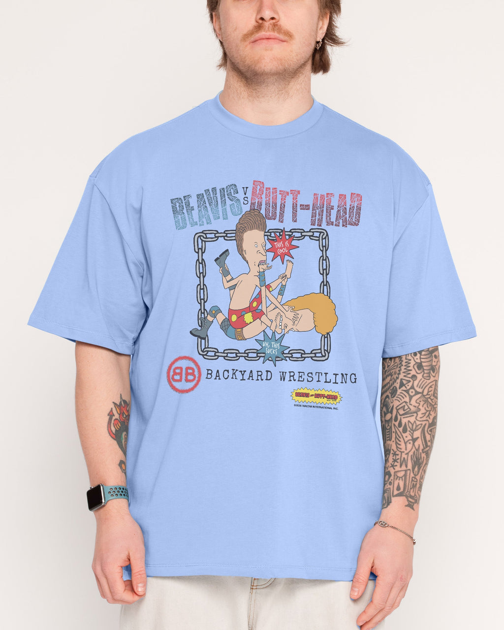 Backyard Wrestling Oversized Tee
