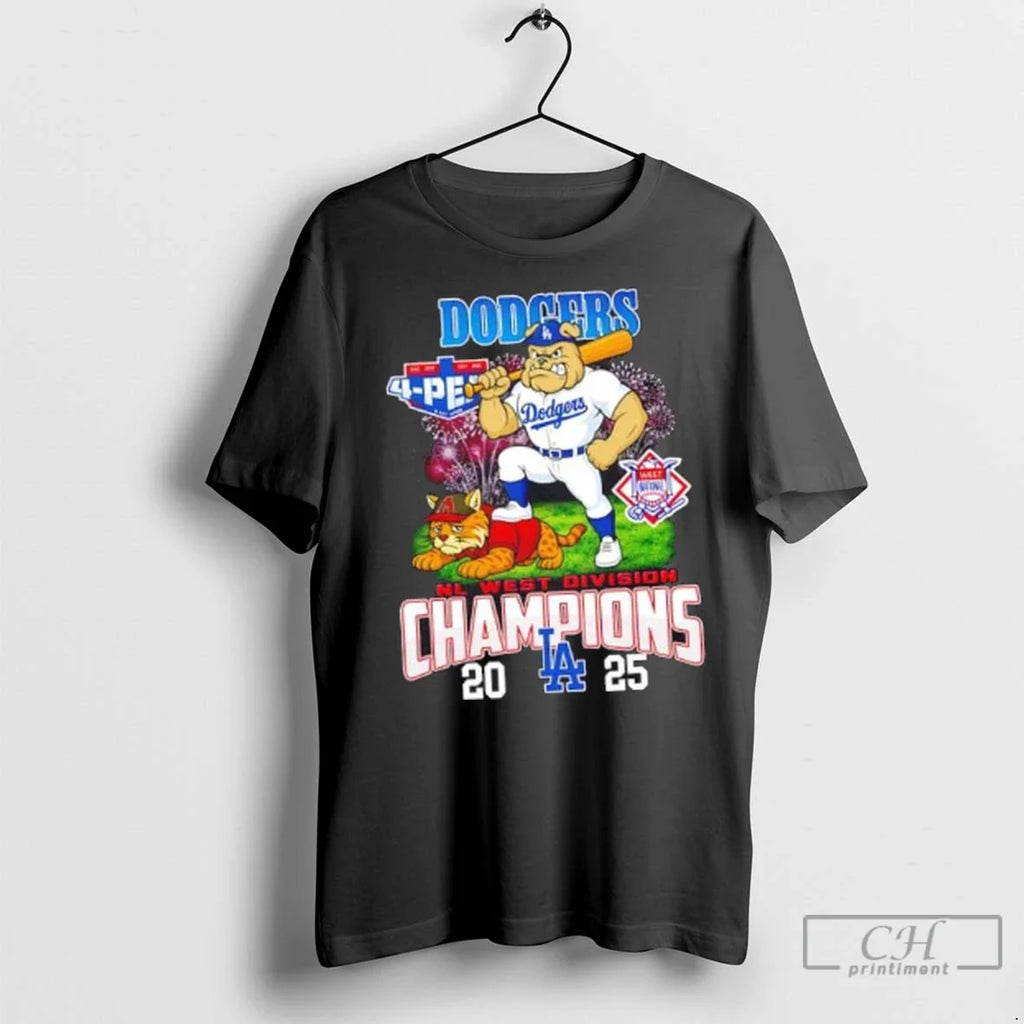 Premium 2025 Nl West Division Champions Los Angeles Dodgers Vs Arizona Diamondbacks Mascots