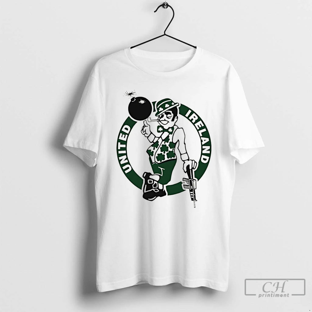 Premium Boston Celtics Boom Basketball United Ireland Logo