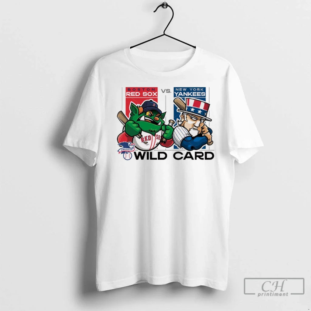 Premium Boston Red Sox Vs New York Yankees 2025 Mlb American League Wild Card Mascots