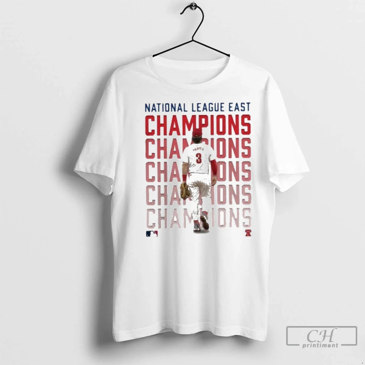Premium Bryce Harper Philadelphia Phillies Nl East Champions Major League Baseball Baseball 2025 Heroic Back