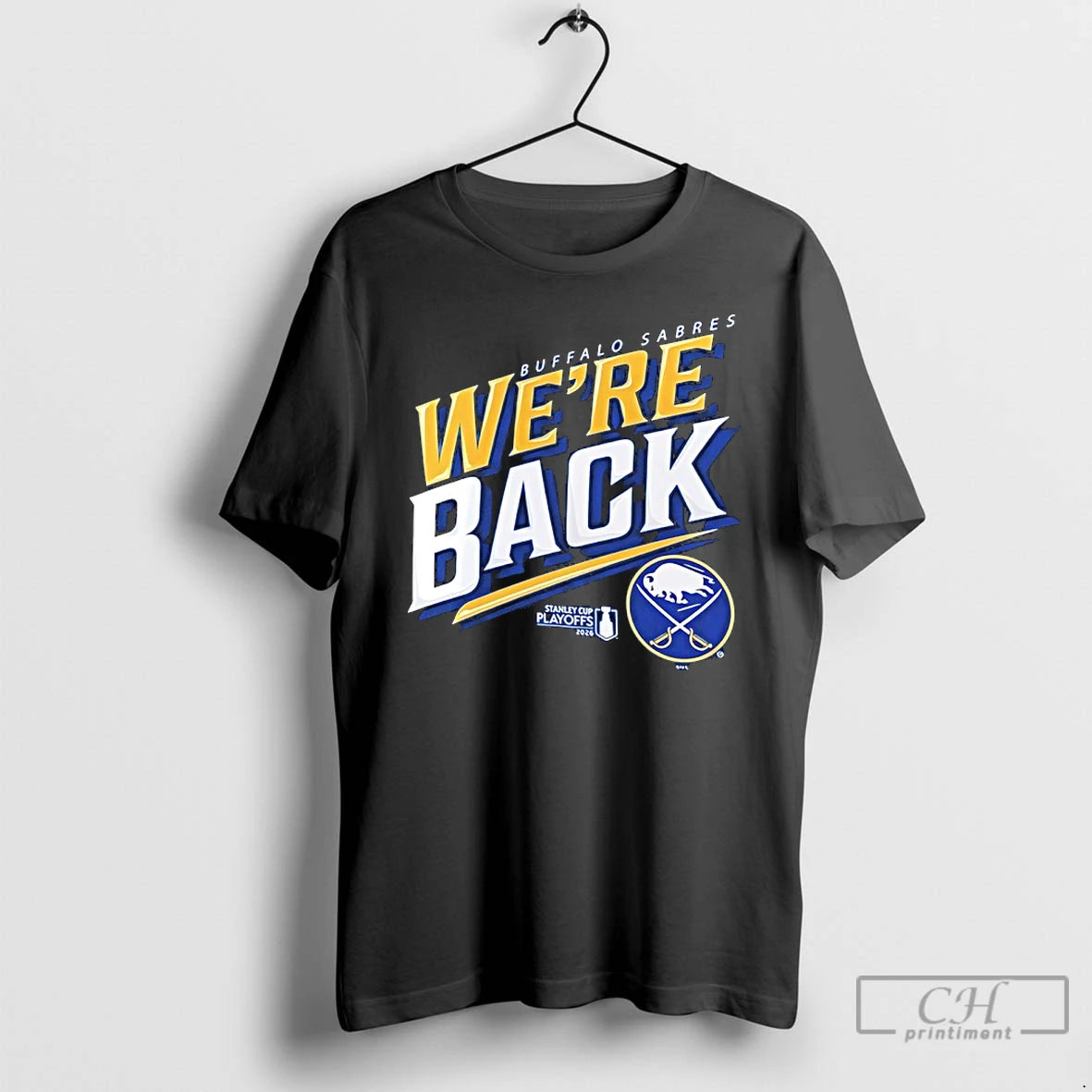 Premium Buffalo Sabres Were Back 2026 Nhl Playoff Logo