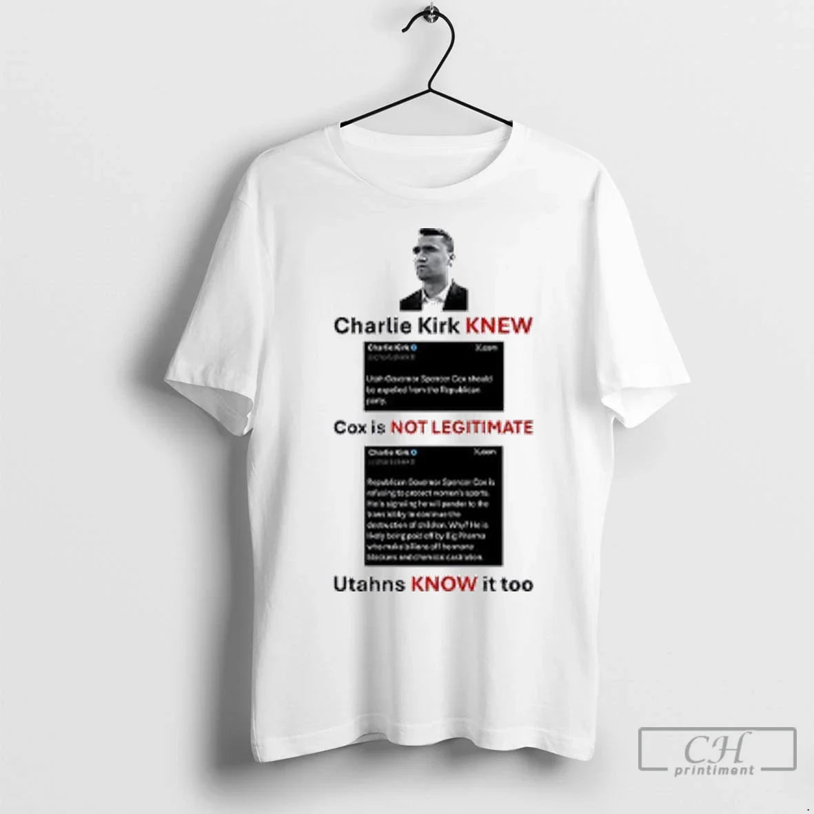 Premium Charlie Kirk Knew Cox Is Not Legitimate Utahns Know It Too