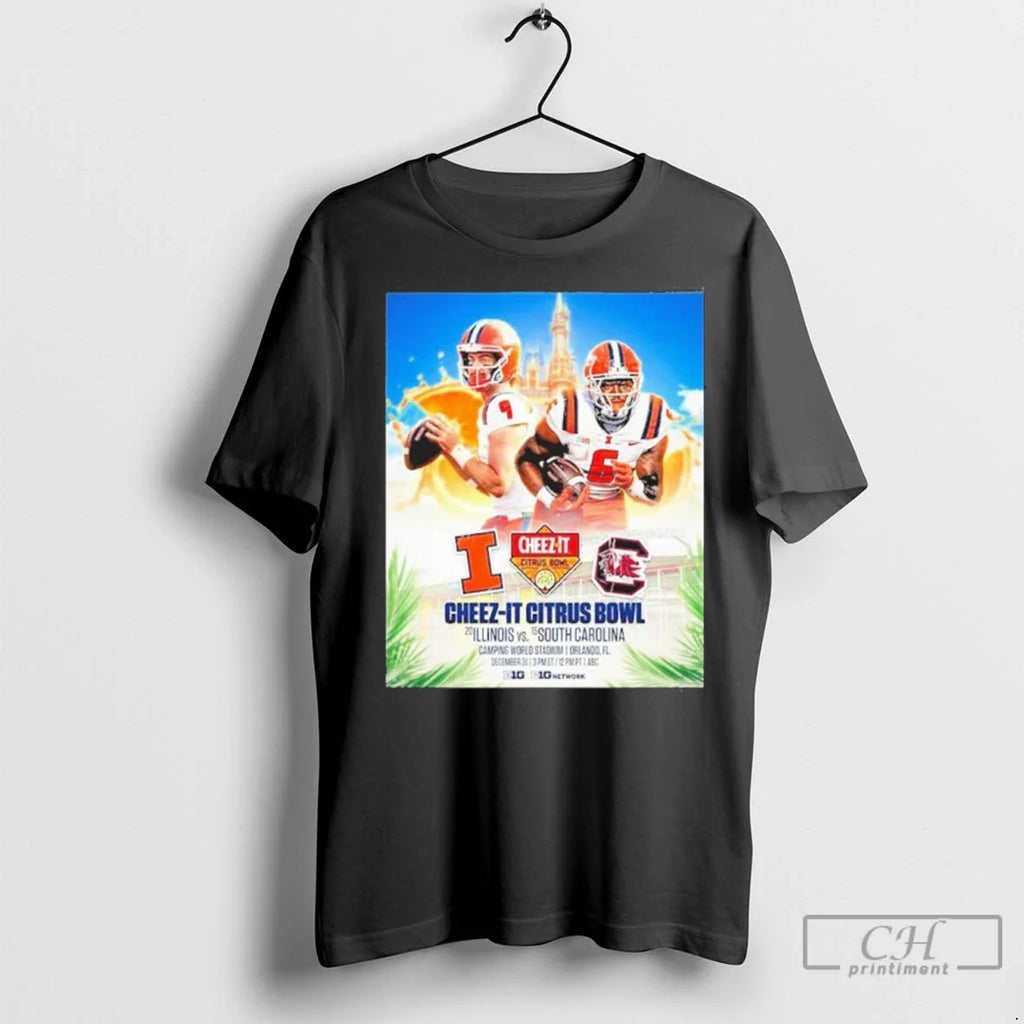 Premium Citrus Bowl Illinois Fighting Illini Vs South Carolina Gamecocks Camping World Stadium Orlando Fl