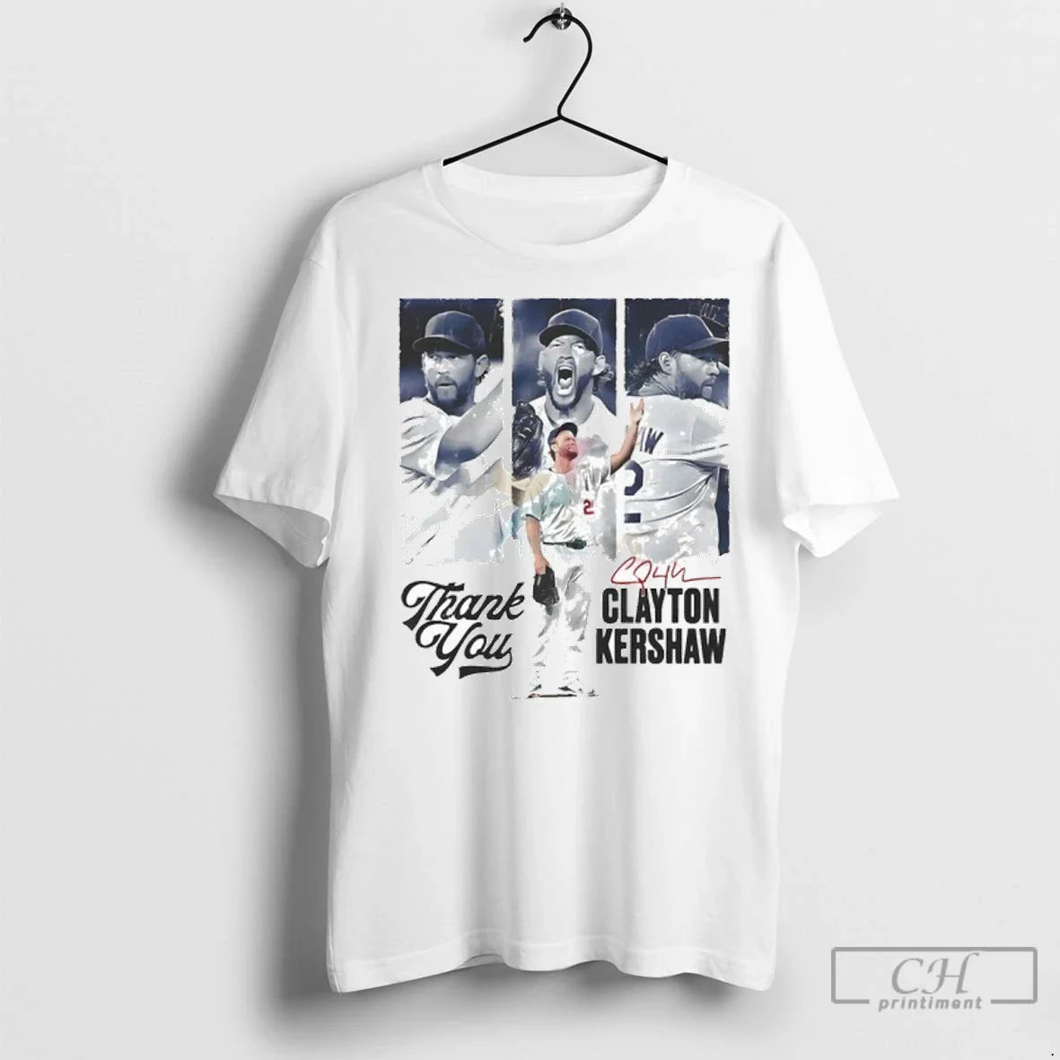 Premium Clayton Kershaw Los Angeles D Thank You