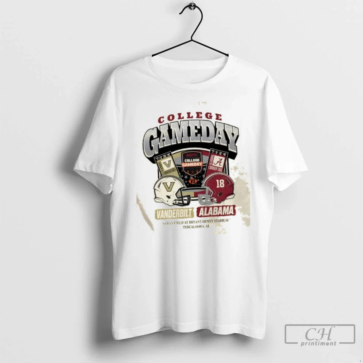 Premium College Gameday Vanderbilt Vs Alabama Saban Field At Bryant Denny Stadium