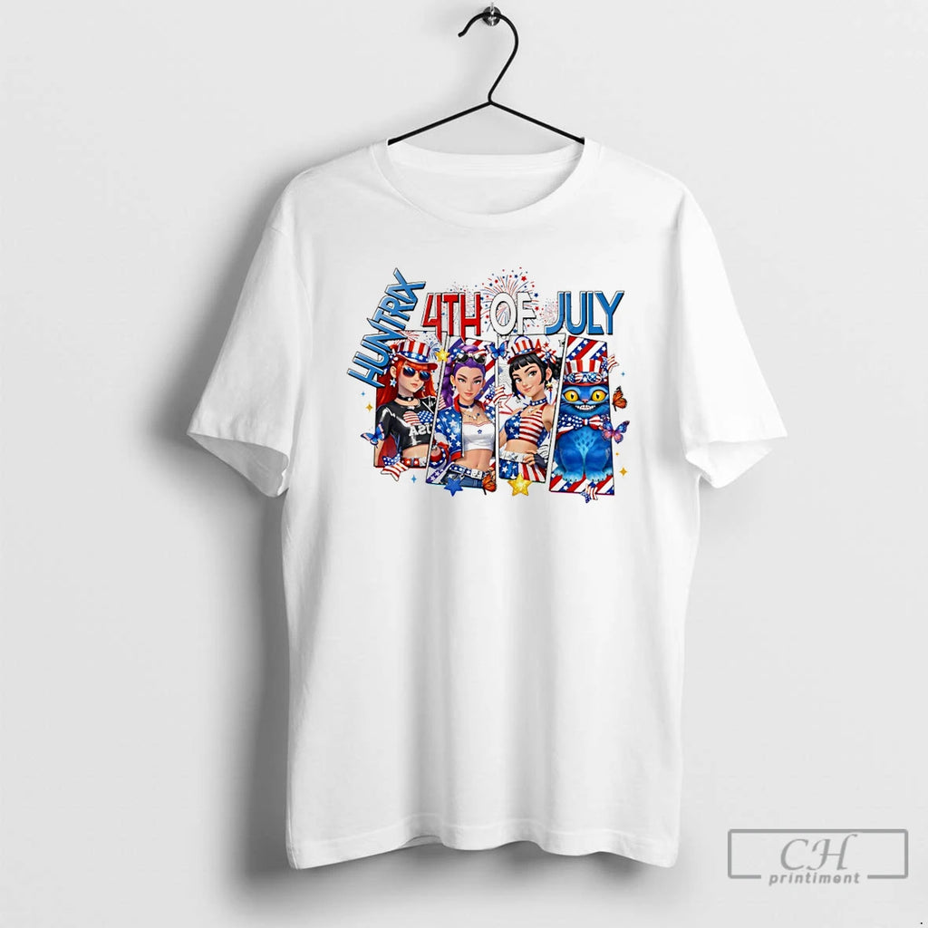 Premium Demon Hunters Kpop Huntrix 4th Of July Independence Day
