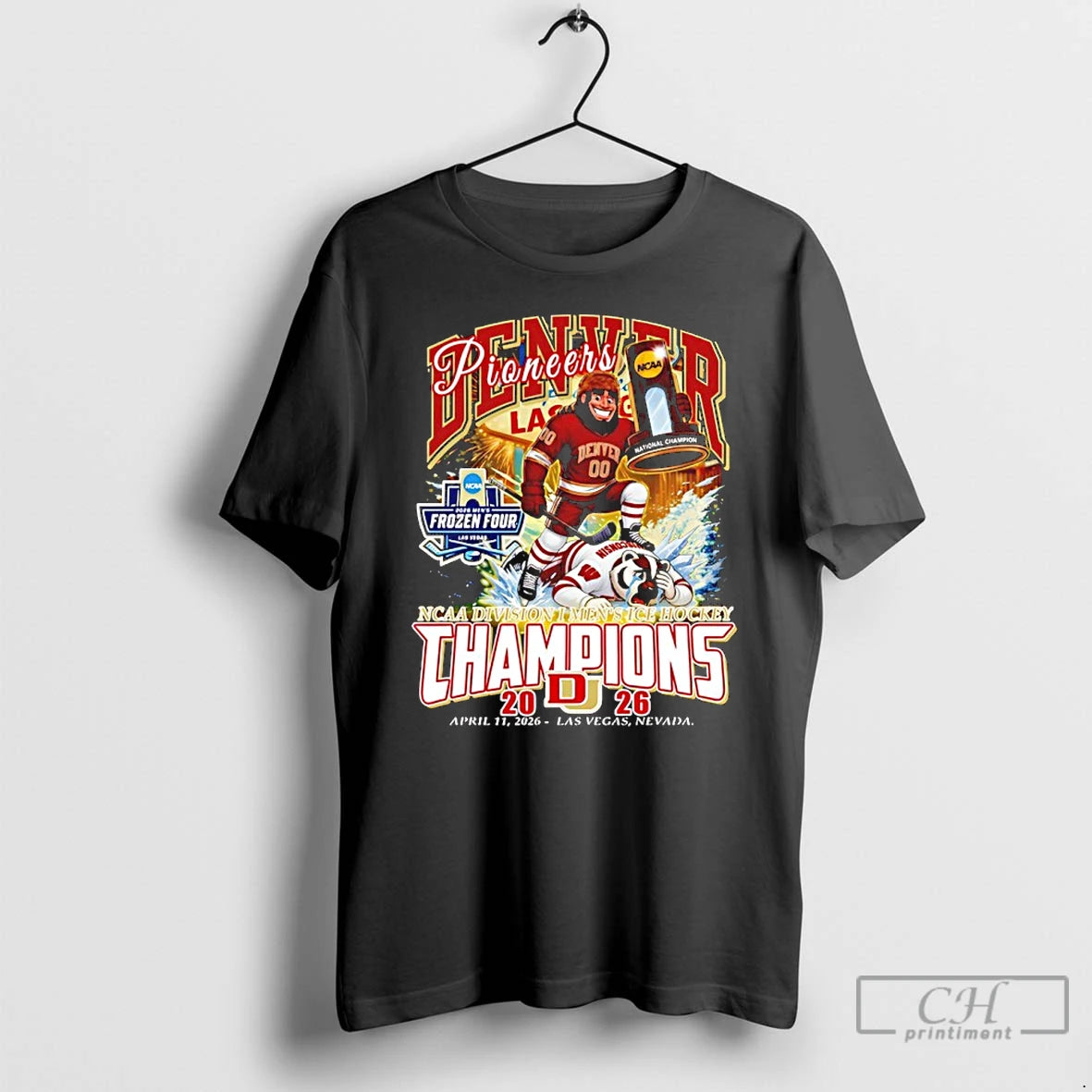 Premium Denver Pioneers 2026 Ncaa Mens Ice Hockey National Champions Mascot