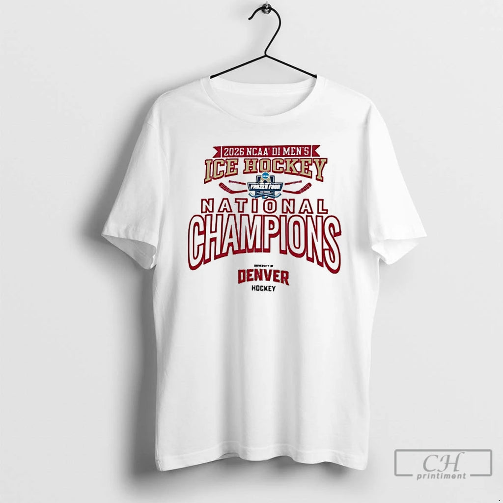 Premium Denver Pioneers Ncaa Frozen Four Mens Ice Hockey National Champions 2026 T Shirts Sweater