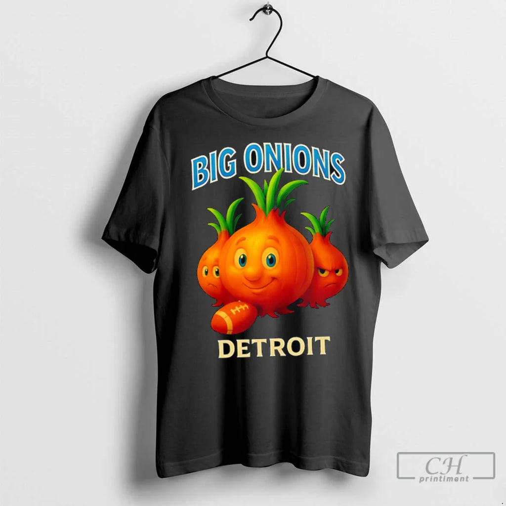 Premium Detroit Big Onions Funny Football