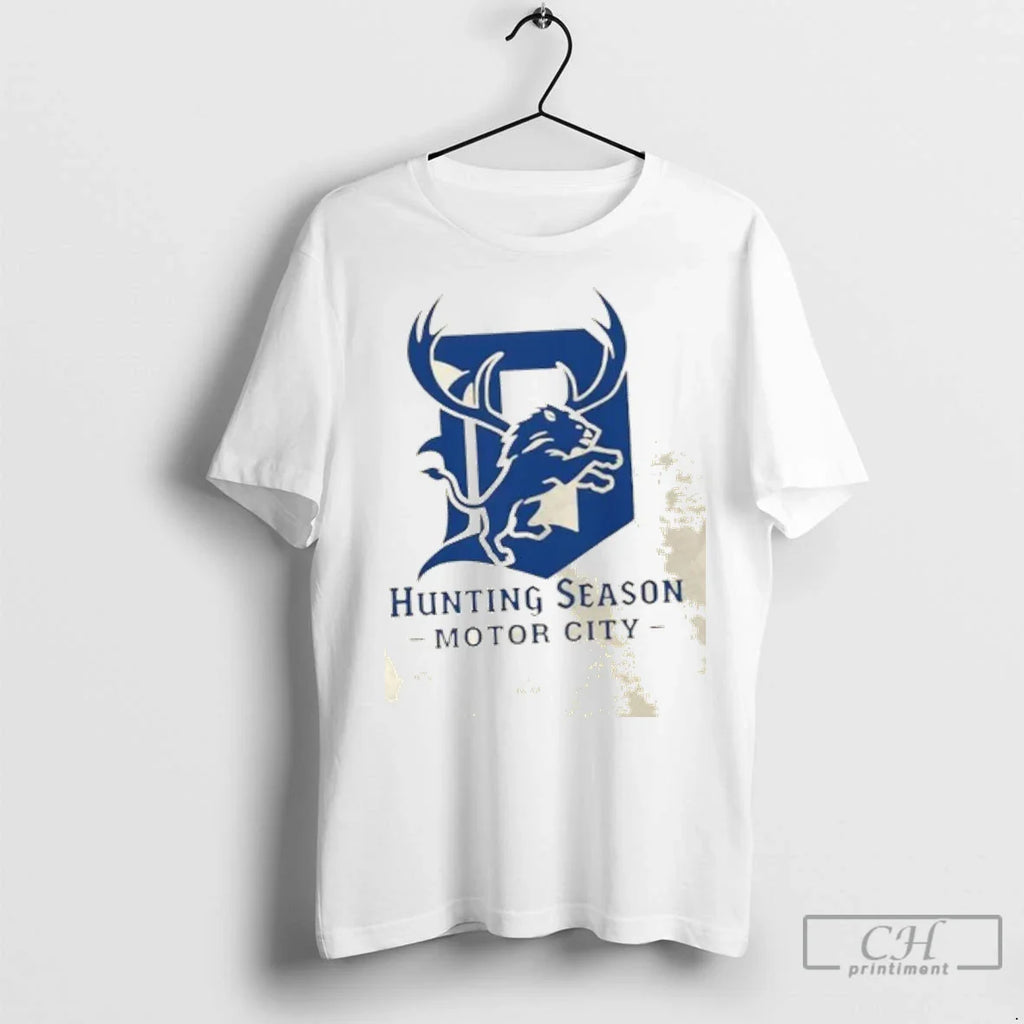 Premium Detroit Lions Hunting Season Motor City
