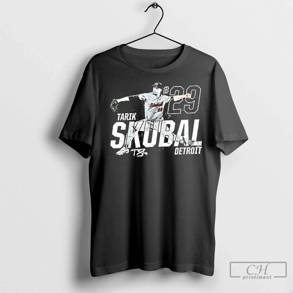 Premium Dynamic Pose Tarik Skubal Detroit Baseball Player