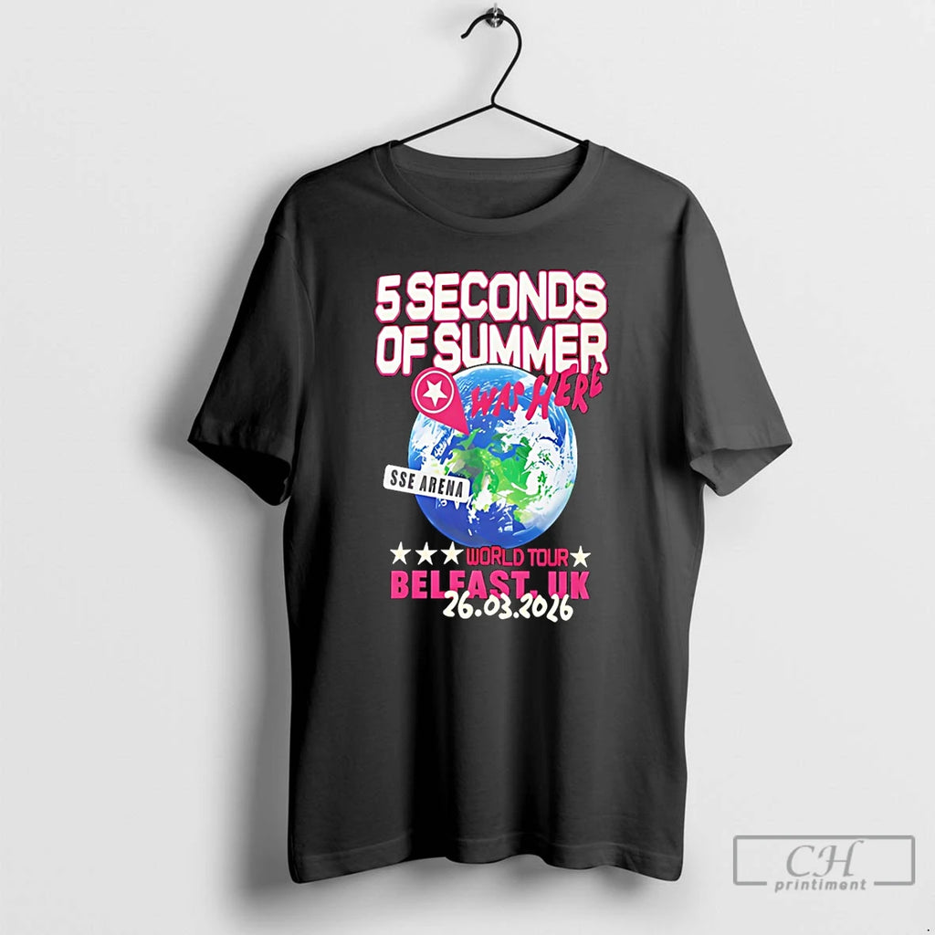 Premium Earth 5sos Seconds Of Summer World Tour Belfast Uk 2026