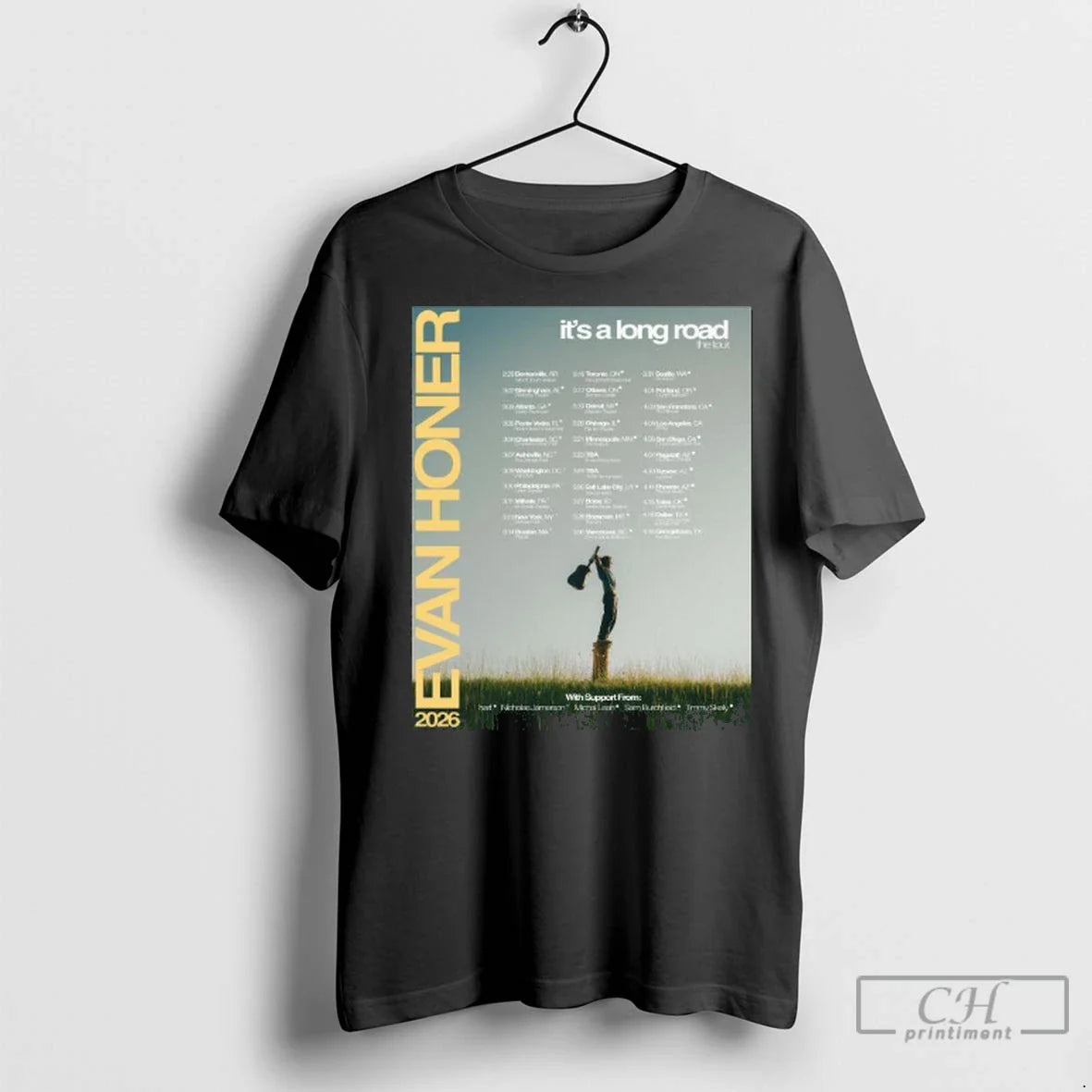 Premium Evan Honer Its A Long Road The Tour 2026 Long Sleve