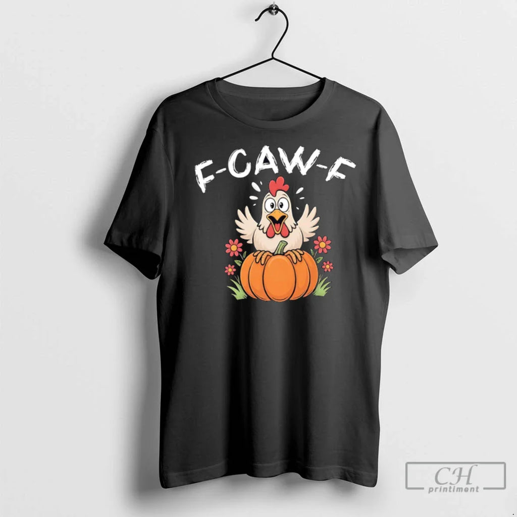 Premium F Caw F Halloween Funny Sassy Raven Rooster