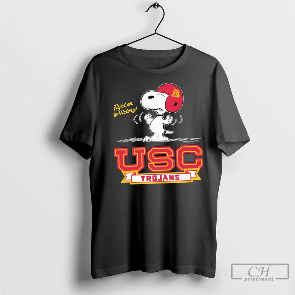 Premium Fight On To Victory Peanuts X Usc Football Trojans