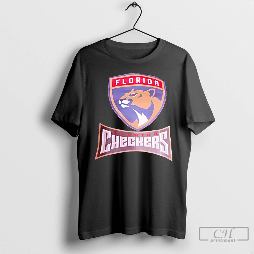 Premium Florida Panthers Football Florida Checkers Logo