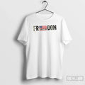 Premium Freedom Charlie Kirk Usa Flag Vintage