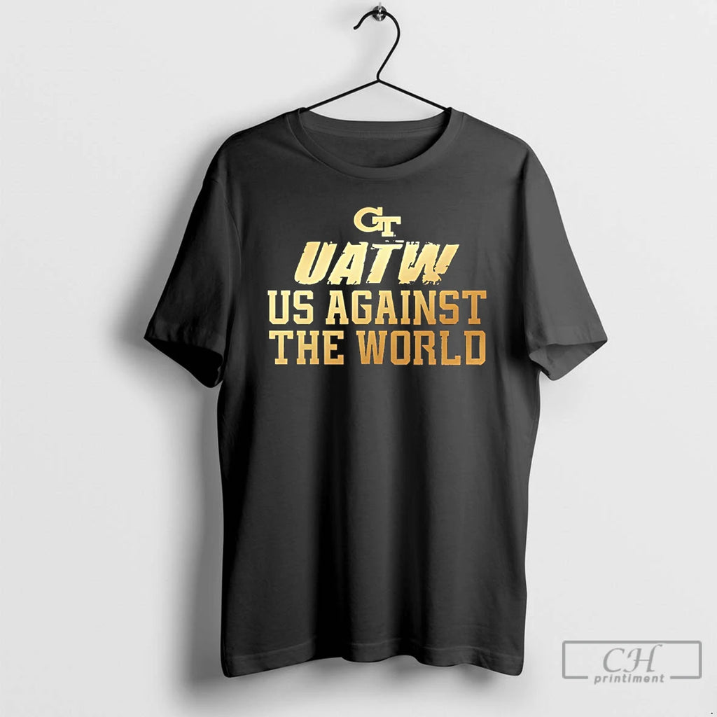 Premium Georgia Tech Yellow Jackets Uatw Us Against The World 2026 Logo T Shirts Sweater