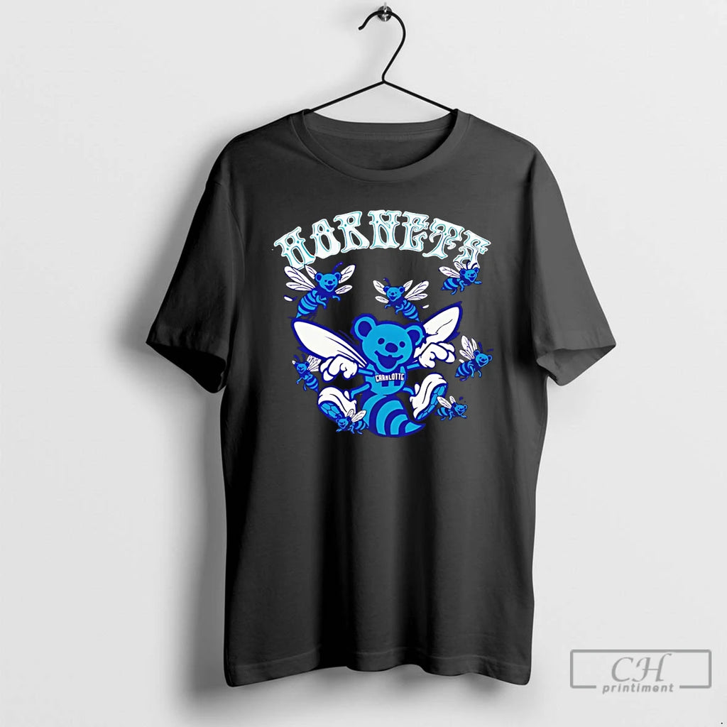 Premium Grateful Hornets Grateful Dead X Charlotte Hornets Nba Basketball Mashup