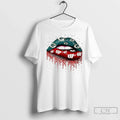Premium Green Bay Packers X Wisconsin Badgers Girl Lips