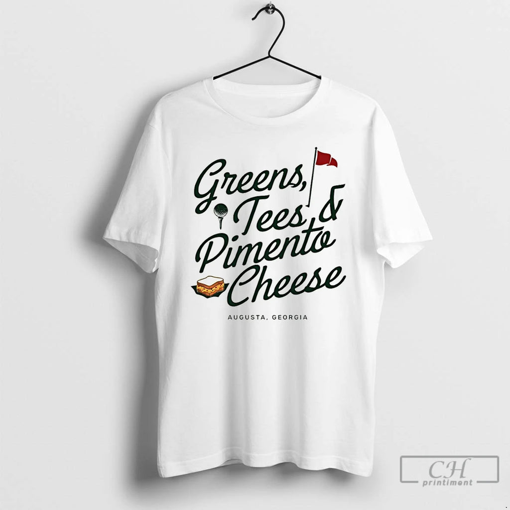 Premium Greens Tees Pimento Cheese Augusta Georgia Flag