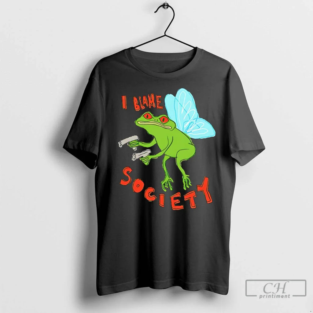 Premium I Blame Society Frog