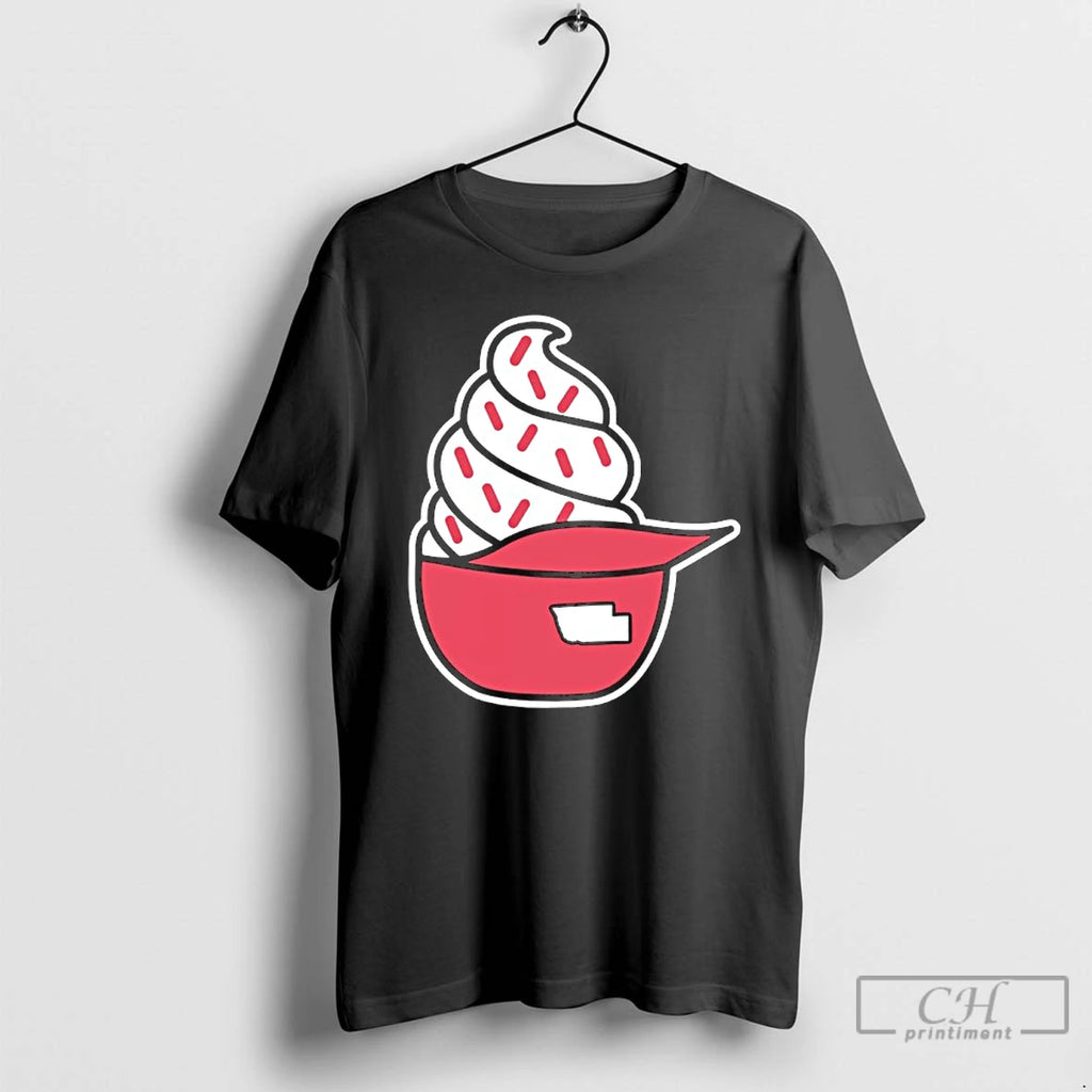 Premium Ice Cream Nebraska Baseball Helmet